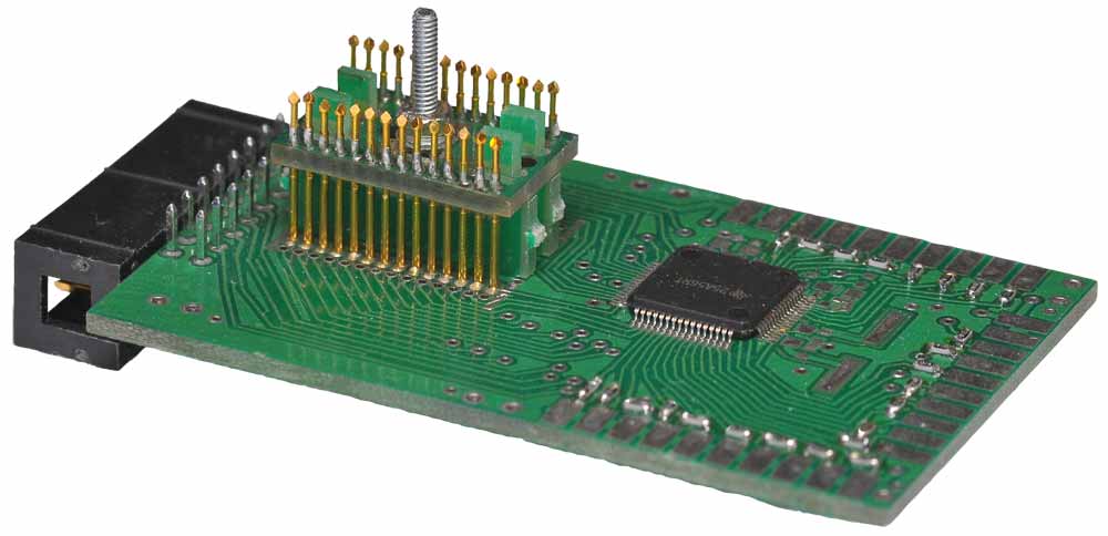 Example of printed circuit board used for JTAG development systems